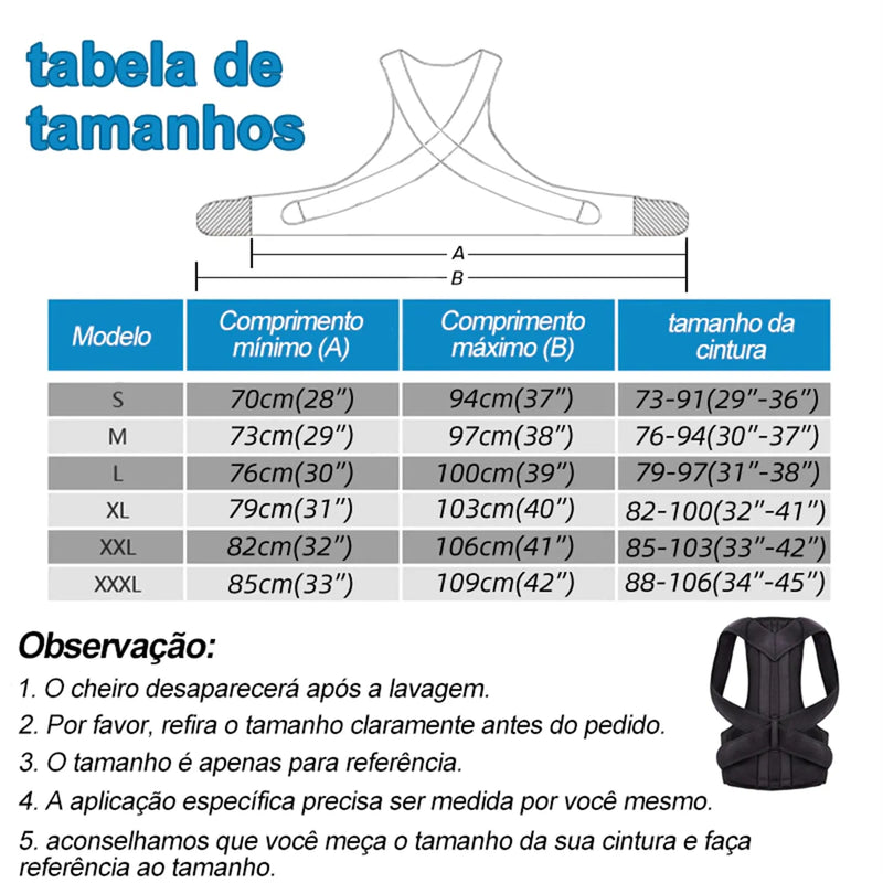 Corretor Postural Pro Elite [ALINHA NA HORA] - Gotop Store