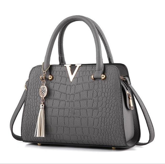 Bolsa de Couro Crocodile - Frete Gratis - Gotop Store